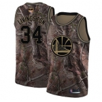 Warriors #34 Shaun Livingston Camo 2019 Finals Bound Basketball Swingman Realtree Collection Jersey