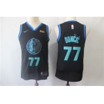 Mavericks 77 Luka Doncic Black City Edition Nike Swingman Jersey