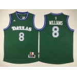 Men's Dallas Mavericks #8 Deron Williams Revolution 30 Swingman 2015-16 Green Jersey