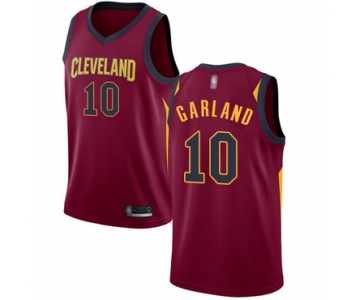 Cavaliers #10 Darius Garland Red Basketball Swingman Icon Edition Jersey