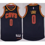 Cleveland Cavaliers #0 Kevin Love Revolution 30 Swingman 2014 New Navy Blue Jersey