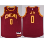 Cleveland Cavaliers #0 Kevin Love Revolution 30 Swingman 2014 New Red Jersey