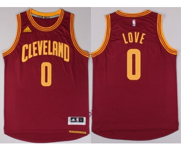 Cleveland Cavaliers #0 Kevin Love Revolution 30 Swingman 2014 New Red Jersey