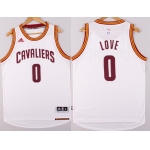 Cleveland Cavaliers #0 Kevin Love Revolution 30 Swingman 2014 New White Jersey