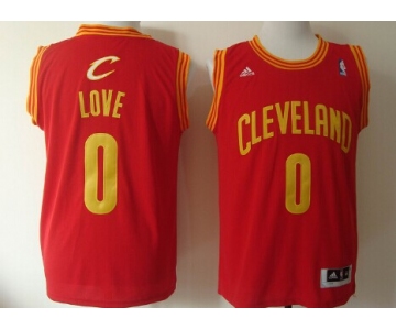 Cleveland Cavaliers #0 Kevin Love Revolution 30 Swingman Red Jersey