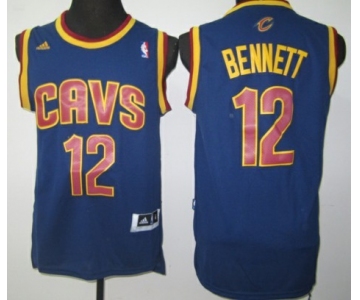 Cleveland Cavaliers #12 Anthony Bennett Revolution 30 Swingman Navy Blue Jersey