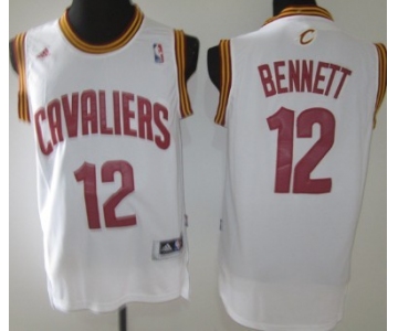 Cleveland Cavaliers #12 Anthony Bennett Revolution 30 Swingman White Jersey