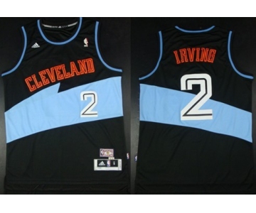 Cleveland Cavaliers #2 Kyrie Irving ABA Hardwood Classic Swingman Black Jersey