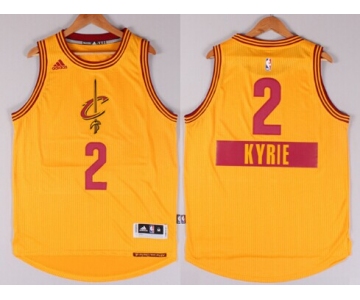 Cleveland Cavaliers #2 Kyrie Irving Revolution 30 Swingman 2014 Christmas Day Yellow Jersey