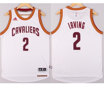 Cleveland Cavaliers #2 Kyrie Irving Revolution 30 Swingman 2014 New White Jersey