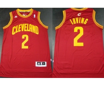 Cleveland Cavaliers #2 Kyrie Irving Revolution 30 Swingman Red Jersey