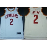 Cleveland Cavaliers #2 Kyrie Irving Revolution 30 Swingman White Jersey