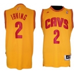 Cleveland Cavaliers #2 Kyrie Irving Revolution 30 Swingman Yellow Jersey
