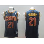 Cleveland Cavaliers #21 Andrew Wiggins Revolution 30 Swingman Navy Blue Jersey