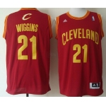 Cleveland Cavaliers #21 Andrew Wiggins Revolution 30 Swingman Red Jersey