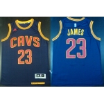 Cleveland Cavaliers #23 LeBron James Revolution 30 Swingman 2014 New Navy Blue Jersey