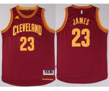 Cleveland Cavaliers #23 LeBron James Revolution 30 Swingman 2014 New Red Jersey