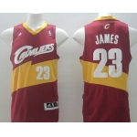 Cleveland Cavaliers #23 LeBron James Revolution 30 Swingman 2014 Red Jersey