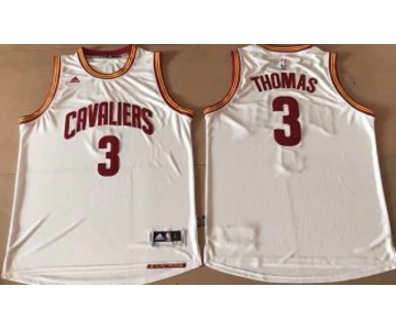 Cleveland Cavaliers #3 Thomas White Stitched NBA Jersey