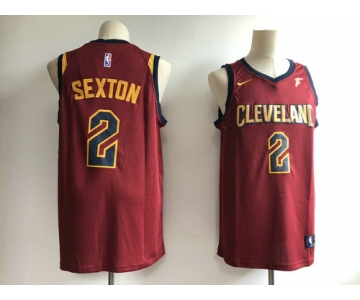 Men's Cleveland Cavaliers 2 Collin Sexton Swingman Icon Edition Jersey