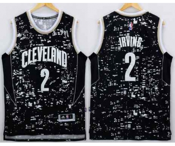 Men's Cleveland Cavaliers #2 Kyrie Irving Adidas 2015 Urban Luminous Swingman Jersey