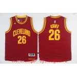 Men's Cleveland Cavaliers #26 Kyle Korver Red adidas Revolution 30 Swingman Stitched NBA Jersey