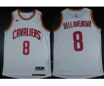 Men's Cleveland Cavaliers #8 Matthew Dellavedova Revolution 30 Swingman 2014 New White Jersey