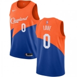 Men's Nike Cavaliers #0 Kevin Love Blue NBA Swingman City Edition 2018-19 Jersey