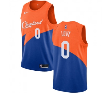 Men's Nike Cavaliers #0 Kevin Love Blue NBA Swingman City Edition 2018-19 Jersey