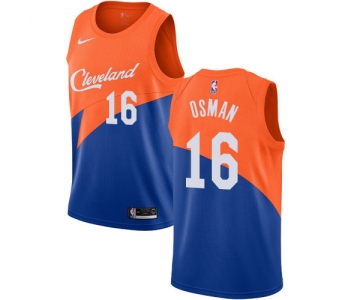 Men's Nike Cavaliers #16 Cedi Osman Blue NBA Swingman City Edition 2018-19 Jersey