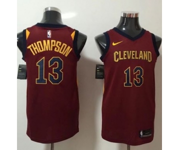 Nike Cleveland Cavaliers #13 Tristan Thompson Red NBA Swingman Icon Edition Jersey