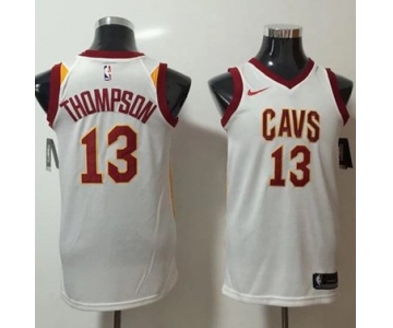 Nike Cleveland Cavaliers #13 Tristan Thompson White NBA Swingman Association Edition Jersey