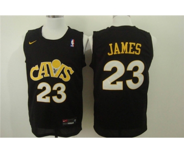 Nike Cleveland Cavaliers #23 LeBron James Black Men's Stitched NBA Jersey