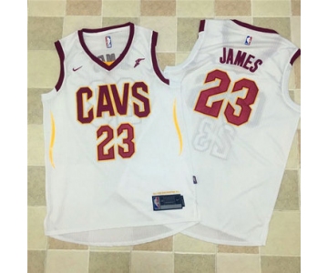 Nike NBA Cleveland Cavaliers #23 LeBron James Jersey 2017-18 New Season White Jersey