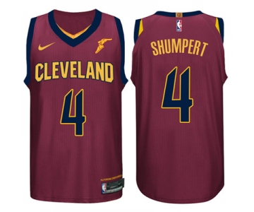 Nike NBA Cleveland Cavaliers #4 Iman Shumpert Jersey 2017-18 New Season Wine Red Jersey