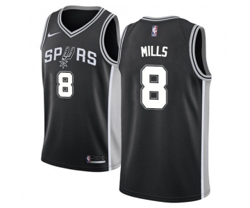 Nike Spurs #8 Patty Mills Black NBA Swingman Icon Edition Jersey