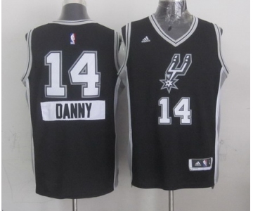 San Antonio Spurs #14 Danny Green Revolution 30 Swingman 2014 Christmas Day Black Jersey