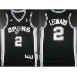 San Antonio Spurs #2 Kawhi Leonard Revolution 30 Swingman Black Jersey