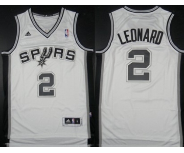 San Antonio Spurs #2 Kawhi Leonard Revolution 30 Swingman White Jersey