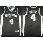 San Antonio Spurs #4 Danny Green Revolution 30 Swingman Black Jersey