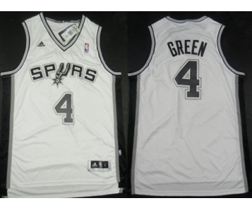 San Antonio Spurs #4 Danny Green Revolution 30 Swingman White Jersey