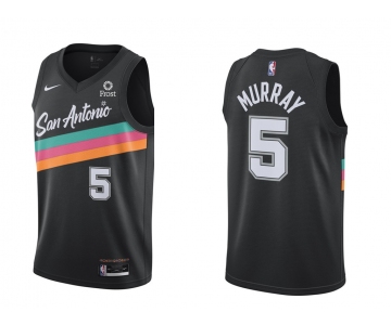 San Antonio Spurs #5 Murray Men's Nike 2020 City Edition Swingman Jersey