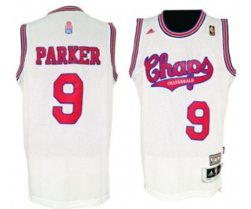 San Antonio Spurs #9 Tony Parker ABA Hardwood Classic Swingman Jersey