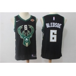 Men's Milwaukee Bucks #6 Eric Bledsoe Black 2017-2018 Nike Swingman Stitched NBA Jersey