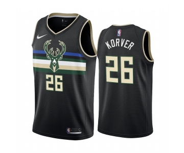 Nike Bucks #26 Kyle Korver Black 2019-20 Statement Edition NBA Jersey