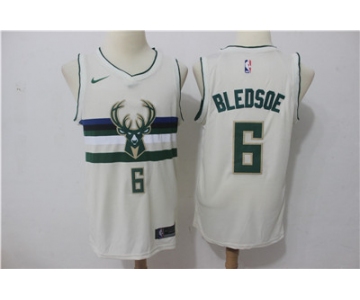 Nike Bucks #6 Eric Bledsoe Cream City Edition Swingman Jersey