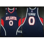 Atlanta Hawks #0 Jeff Teague Revolution 30 Swingman 2014 New Navy Blue Jersey