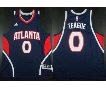 Atlanta Hawks #0 Jeff Teague Revolution 30 Swingman 2014 New Navy Blue Jersey
