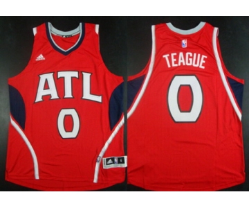 Atlanta Hawks #0 Jeff Teague Revolution 30 Swingman 2014 New Red Jersey