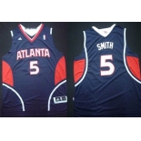 Atlanta Hawks #5 Josh Smith Revolution 30 Swingman Blue Jersey